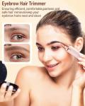 Rechargeable Eyebrow & Facial Hair Trimmer for Women