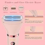 Scttomon 3-in-1 Electric Lady Shaver and Trimmer