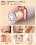 Rechargeable Eyebrow & Facial Hair Trimmer for Women