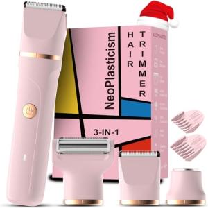 Bikini Trimmer for Women - 3 in 1 Electric Shaver