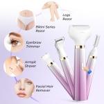 4 in 1 Electric Shaver for Women - Purple