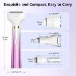 4 in 1 Electric Shaver for Women - Purple