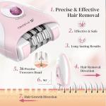 Electric Epilator for Women, 36 Tweezers Hair Remover