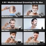 5-in-1 Rechargeable Electric Shaver for All