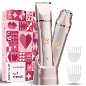Women's 2-in-1 Waterproof Electric Shaver and Trimmer