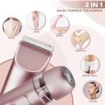 Women’s Waterproof Electric Bikini Trimmer & Shaver