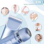 Women's 2-in-1 Waterproof Bikini Trimmer & Razor