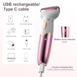 Koeutoze 4-in-1 Women's Electric Shaver with Display