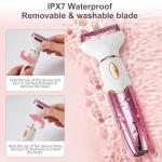 Koeutoze 4-in-1 Women's Electric Shaver with Display