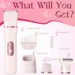 3-in-1 Bikini Trimmer for Women with LED Display