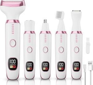 Cordless 5-in-1 Women's Electric Shaver & Trimmer