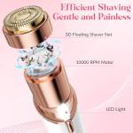 UrbanLuxe Rechargeable Women's Facial Hair Remover