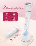 Rechargeable Bikini Trimmer with 3 Replaceable Heads