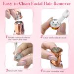 UrbanLuxe Rechargeable Women's Facial Hair Remover