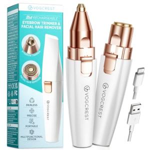 VG VOGCREST 2-in-1 Eyebrow Facial Trimmer