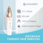 VG VOGCREST 2-in-1 Eyebrow Facial Trimmer