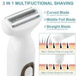 Hoxida 4-in-1 Waterproof Bikini Trimmer for Women