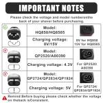 Philips Shaver Charger Cable for Series 3000-9000