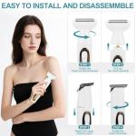 Hoxida 4-in-1 Waterproof Bikini Trimmer for Women