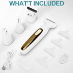 Hoxida 4-in-1 Waterproof Bikini Trimmer for Women