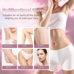 Rechargeable Waterproof Bikini Trimmer for Women