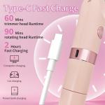 Women's Waterproof Bikini Trimmer and Shaver