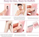 Rechargeable Waterproof Bikini Trimmer for Women