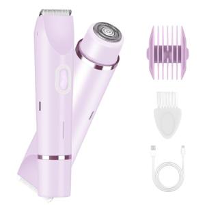 2-in-1 Electric Shaver for Women - Purple