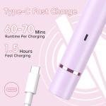 2-in-1 Electric Shaver for Women - Purple