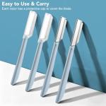 Lanjue 4-Piece Eyebrow and Facial Hair Razors
