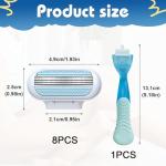 Women’s Razors with 8 Replacement Blades