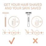 Bambaw Women's Metal Safety Razor - Rose Gold