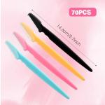 70 Pcs Eyebrow and Facial Hair Razors