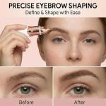 Vexloria 2-in-1 Eyebrow Trimmer & Facial Hair Remover