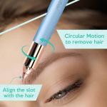 Painless 2-in-1 Electric Eyebrow & Facial Hair Remover