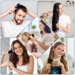 OSDUE Mini Folding Hair Brush with Mirror