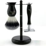 3-Piece Shaving Kit with Brush and Razor