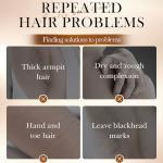 Gentle Rice Hair Removal Cream & Moisturizing Gel Set