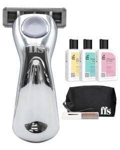 Women's Travel Shaving Set with Razor and Cream