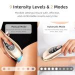 Painless IPL Laser Hair Removal Device for Home