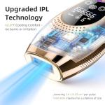 Painless IPL Laser Hair Removal Device for Home