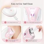 2-Speed Rechargeable Epilator with Massage Pad