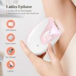 2-Speed Rechargeable Epilator with Massage Pad
