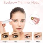 2-in-1 Rechargeable Facial Hair Remover & Eyebrow Trimmer