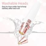 2-in-1 Rechargeable Facial Hair Remover & Eyebrow Trimmer