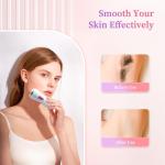 Rechargeable Facial Epilator with LED Light