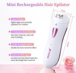 Rechargeable Facial Epilator with LED Light