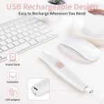 2-in-1 Rechargeable Facial Hair Remover & Eyebrow Trimmer
