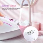Rechargeable Facial Epilator with LED Light
