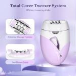 Rechargeable Epilator for Facial and Body Hair Removal